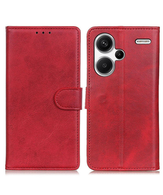 Housse Xiaomi Redmi Note 13 Pro Plus 5G Marius effet cuir mat
