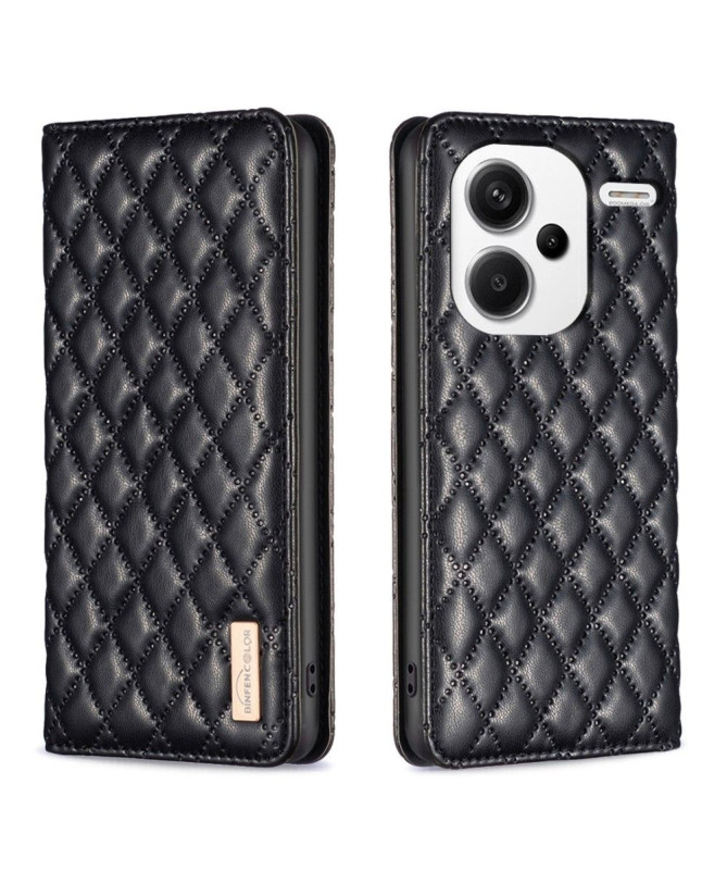 Flip Cover Xiaomi Redmi Note 13 Pro Plus 5G Matelassé BINFEN