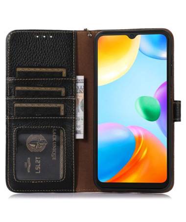 Housse Xiaomi Redmi Note 13 Pro Plus 5G cuir grainé coutures