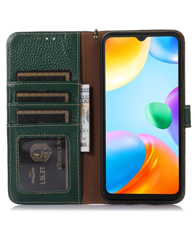 Housse Xiaomi Redmi Note 13 Pro Plus 5G cuir grainé coutures