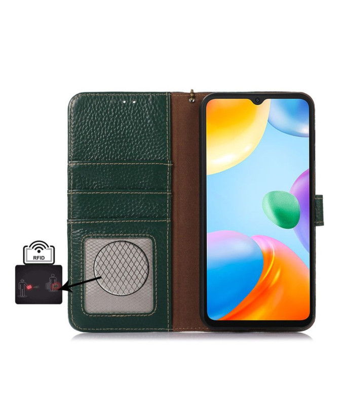 Housse Xiaomi Redmi Note 13 Pro Plus 5G cuir grainé coutures