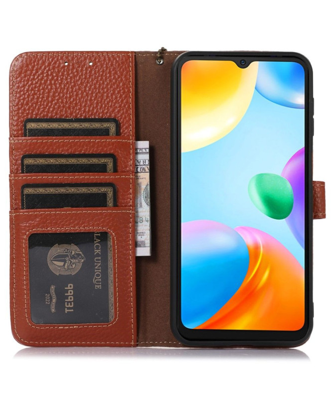 Housse Xiaomi Redmi Note 13 Pro Plus 5G cuir grainé coutures