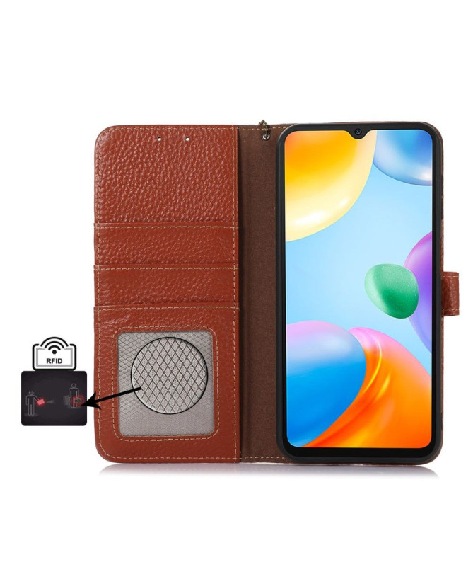 Housse Xiaomi Redmi Note 13 Pro Plus 5G cuir grainé coutures