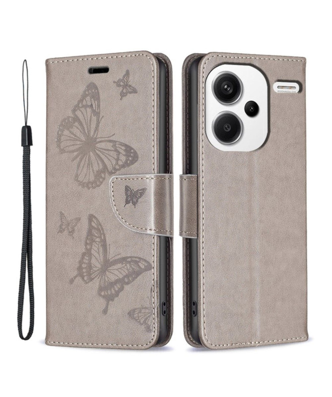 Housse Xiaomi Redmi Note 13 Pro Plus 5G Papillons fonction support