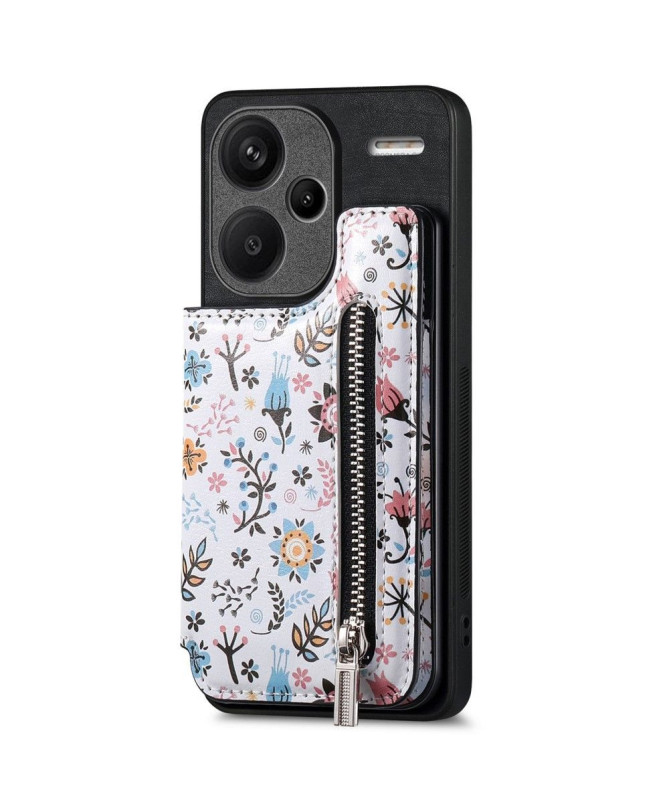 Coque Xiaomi Redmi Note 13 Pro Plus 5G Fleurs Porte-cartes D10