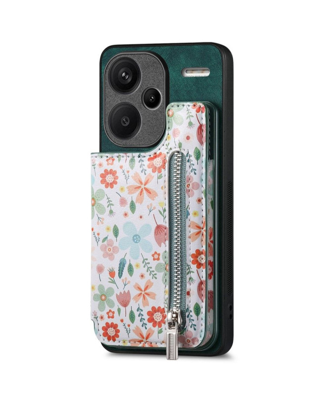 Coque Xiaomi Redmi Note 13 Pro Plus 5G Fleurs Porte-cartes D10