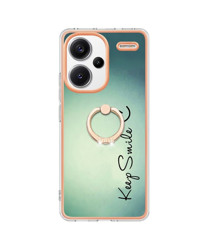 Coque Xiaomi Redmi Note 13 Pro Plus 5G avec Anneau Keep Smile