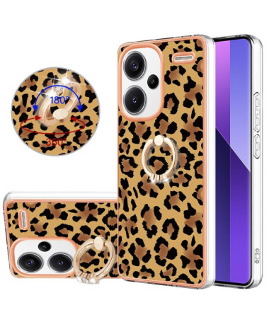 Coque Xiaomi Redmi Note 13 Pro Plus 5G Léopard avec Support Anneau