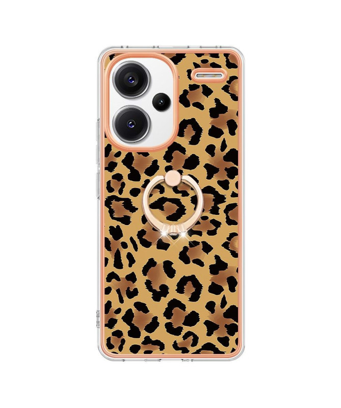 Coque Xiaomi Redmi Note 13 Pro Plus 5G Léopard avec Support Anneau