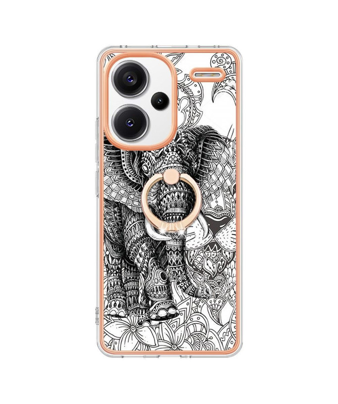 Coque Xiaomi Redmi Note 13 Pro Plus 5G Mandala Éléphant avec Anneau