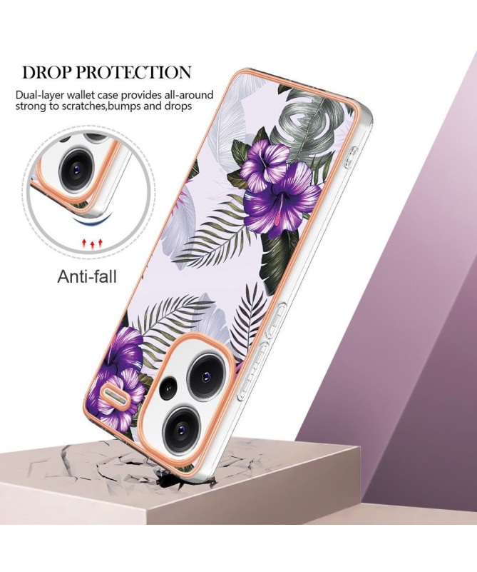 Coque Xiaomi Redmi Note 13 Pro Plus 5G Fleurs Exotiques