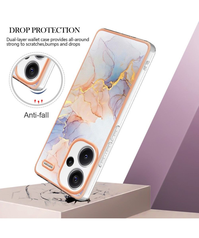 Coque Xiaomi Redmi Note 13 Pro Plus 5G marbre coloré