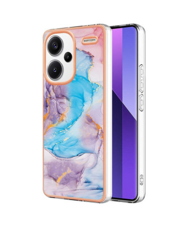 Coque Xiaomi Redmi Note 13 Pro Plus 5G marbre coloré bleu