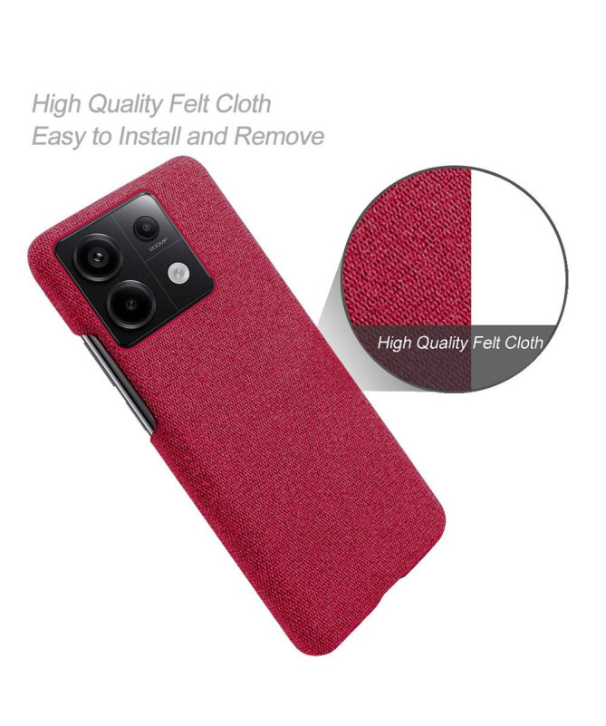 Coque Xiaomi Redmi Note 13 Pro 5G / Poco X6 revêtement tissu