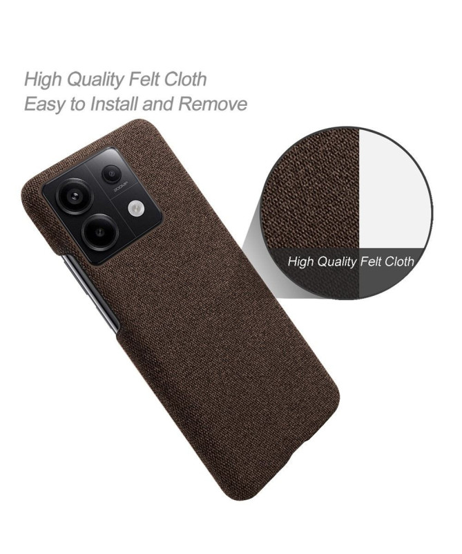 Coque Xiaomi Redmi Note 13 Pro 5G / Poco X6 revêtement tissu