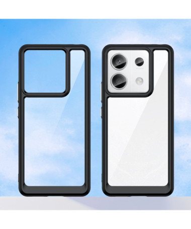 Xiaomi Redmi Note 13 Pro 5G / Poco X6 - Coque Transparente Antichoc Noir - photo 6