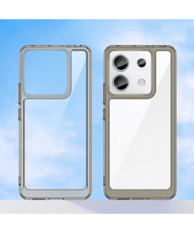 Xiaomi Redmi Note 13 Pro 5G / Poco X6 - Coque Transparente Antichoc Gris Foncé - photo 14