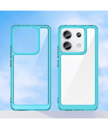 Xiaomi Redmi Note 13 Pro 5G / Poco X6 - Coque Transparente Antichoc Cyan - photo 17
