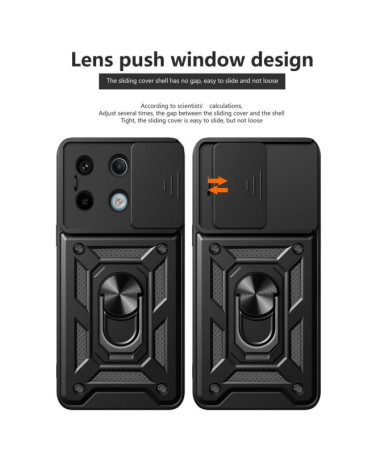 Xiaomi Redmi Note 13 Pro 5G / Poco X6 - Coque Camera Slide Fonction Support