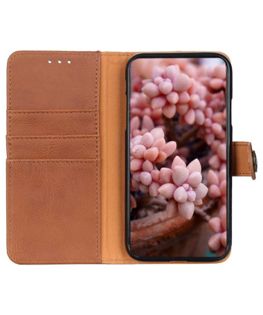 Xiaomi Redmi Note 13 Pro 5G / Poco X6 - Housse KHAZNEH imitation cuir Marron Clair - photo 15