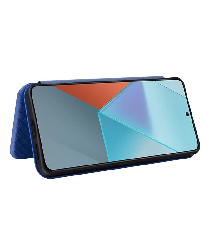 Xiaomi Redmi Note 13 Pro 5G / Poco X6 - Housse simili cuir fibre de ca