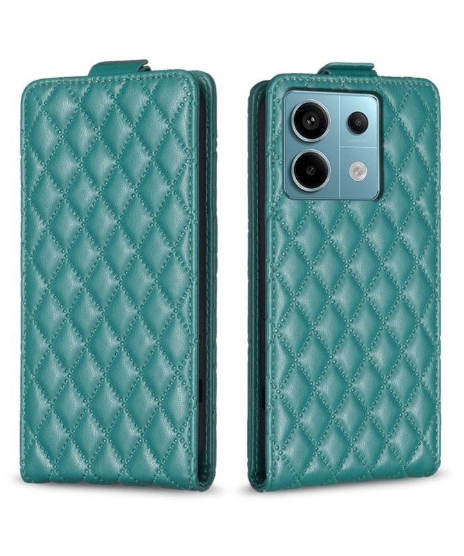 Housse Xiaomi Redmi Note 13 Pro 5G / Poco X6 Matelassée Rabat Vertical