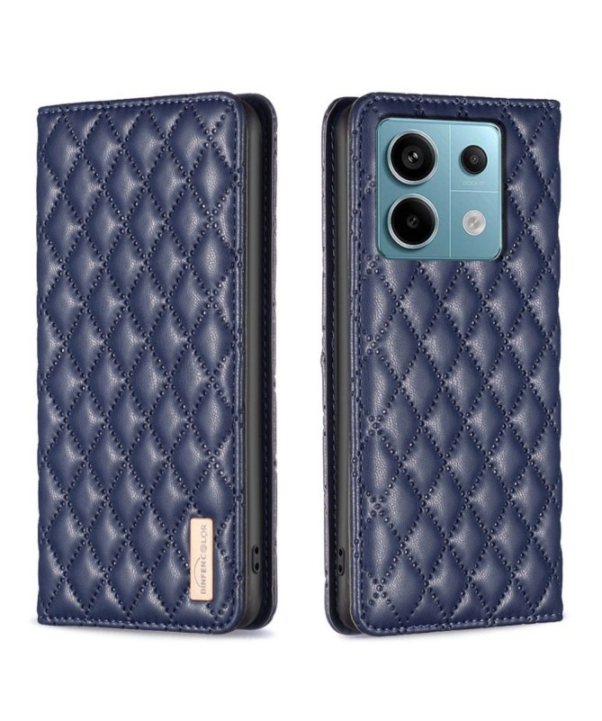 Flip Cover Xiaomi Redmi Note 13 Pro 5G / Poco X6 Matelassé BINFEN