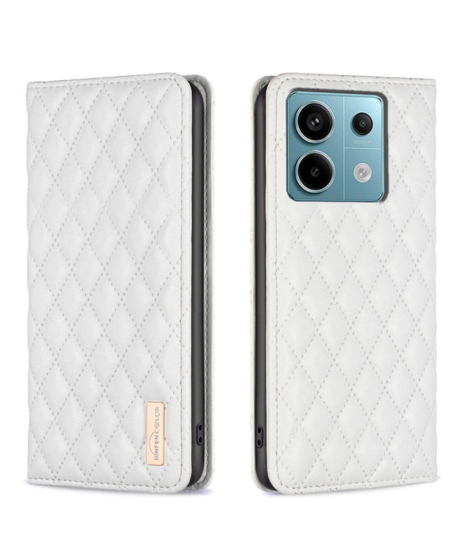 Flip Cover Xiaomi Redmi Note 13 Pro 5G / Poco X6 Matelassé BINFEN