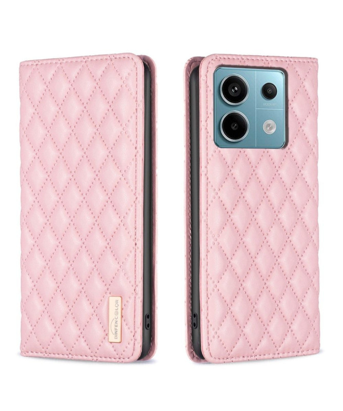 Flip Cover Xiaomi Redmi Note 13 Pro 5G / Poco X6 Matelassé BINFEN