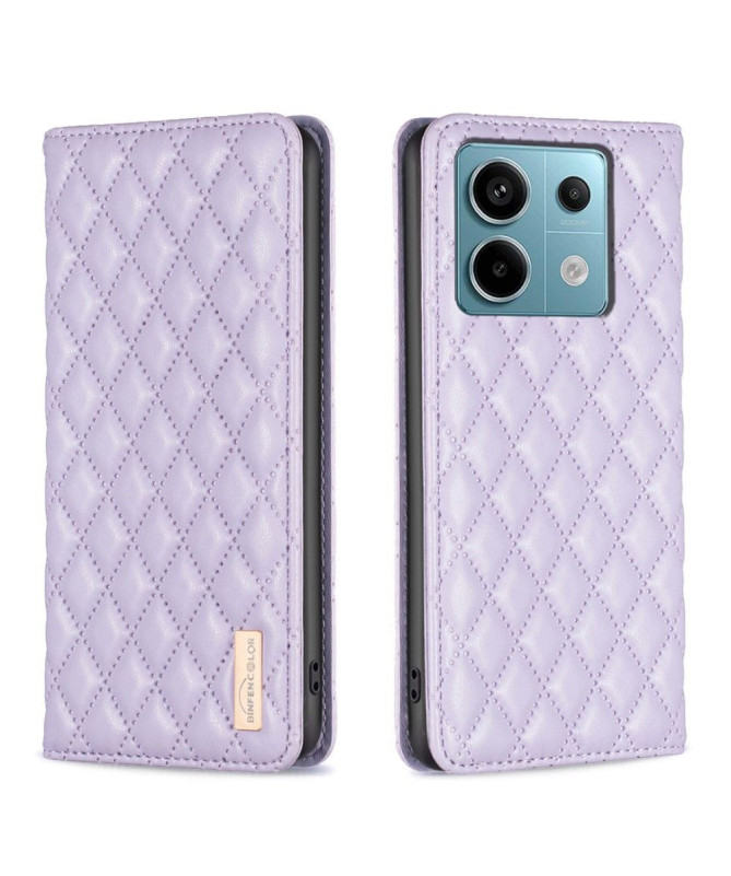 Flip Cover Xiaomi Redmi Note 13 Pro 5G / Poco X6 Matelassé BINFEN