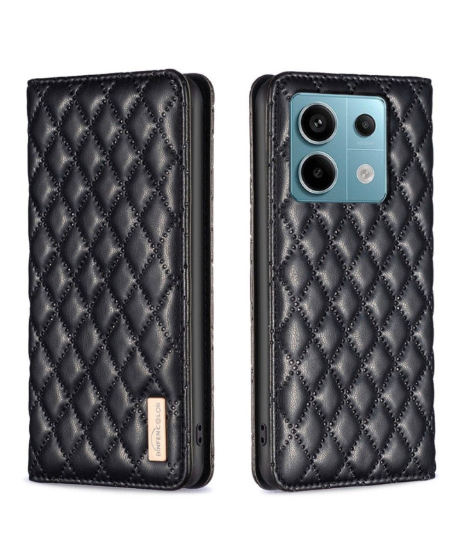 Flip Cover Xiaomi Redmi Note 13 Pro 5G / Poco X6 Matelassé BINFEN