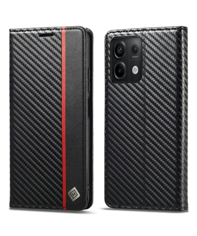 Étui Xiaomi Redmi Note 13 Pro 5G / Poco X6 texture fibre de carbone