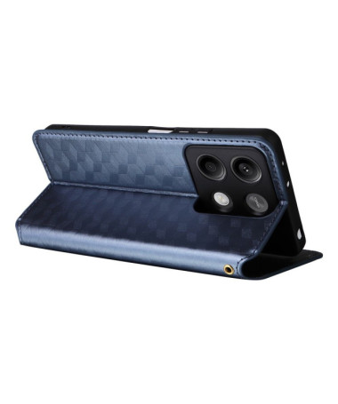 Xiaomi Redmi Note 13 Pro 5G / Poco X6 - Housse flip cover design géométrie Bleu marine - photo 11