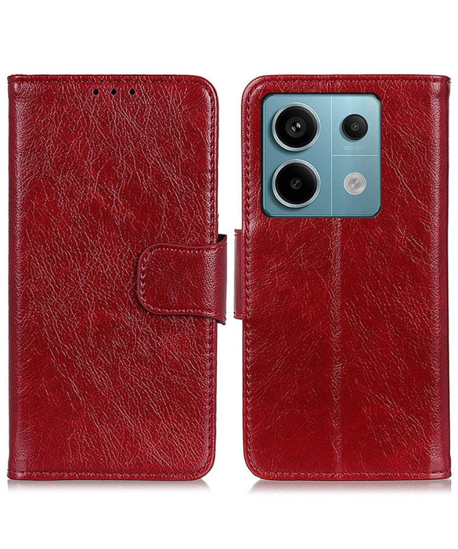 Housse Xiaomi Redmi Note 13 Pro 5G / Poco X6 Effet Cuir Vieilli