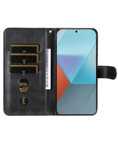 Xiaomi Redmi Note 13 Pro 5G / Poco X6 - Housse Zipper Pocket Fonction Support