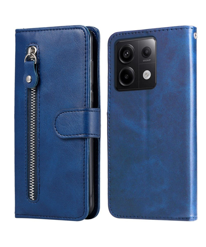 Xiaomi Redmi Note 13 Pro 5G / Poco X6 - Housse Zipper Pocket Fonction Support