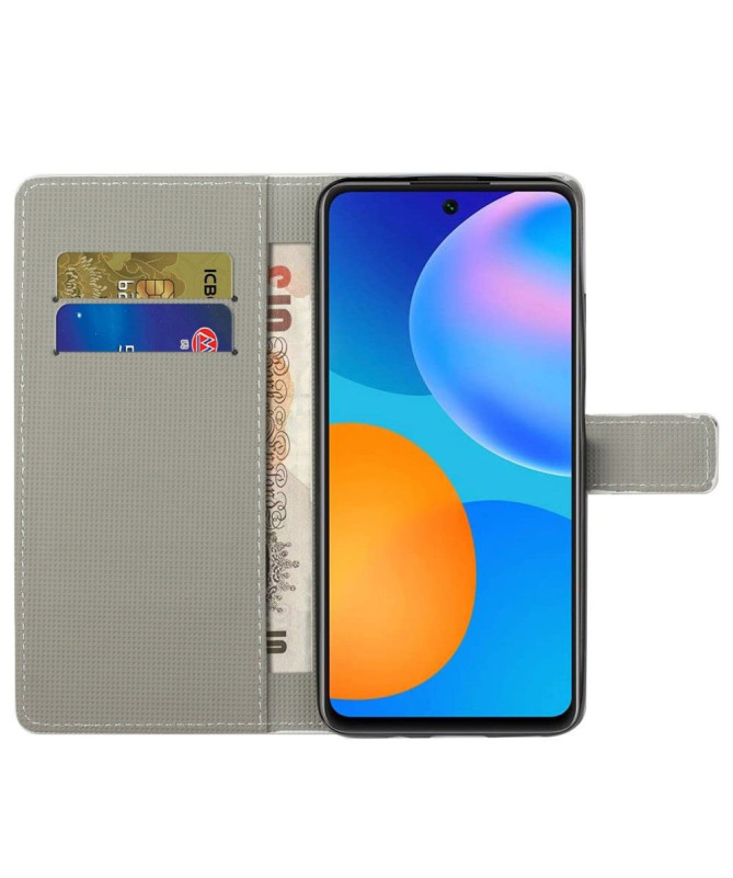 Housse Xiaomi Redmi Note 13 Pro 5G / Poco X6 5G hibou et motifs à pois