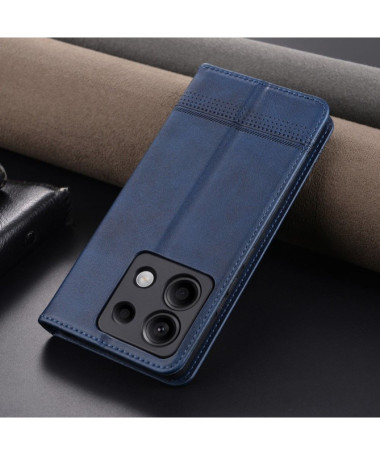 Xiaomi Redmi Note 13 Pro 5G / Poco X6 - Housse AZNS Rabat Porte-Cartes Bleu marine - photo 7