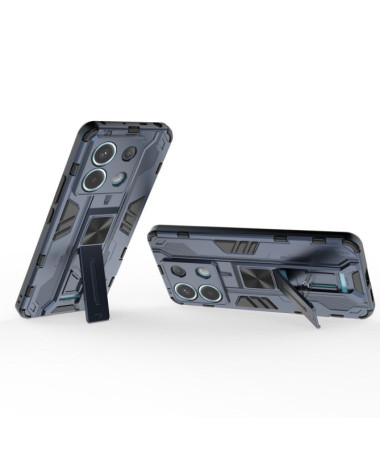 Xiaomi Redmi Note 13 Pro 5G / Poco X6 - Coque Armor Series Support Bleu marine - photo 18