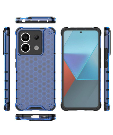 Xiaomi Redmi Note 13 Pro 5G / Poco X6 - Coque Nid d'Abeille Bleu - photo 12