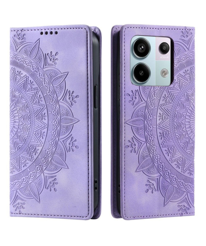 Étui Xiaomi Redmi Note 13 Pro 5G / Poco X6 Flip Cover Mandala Porte-Cartes