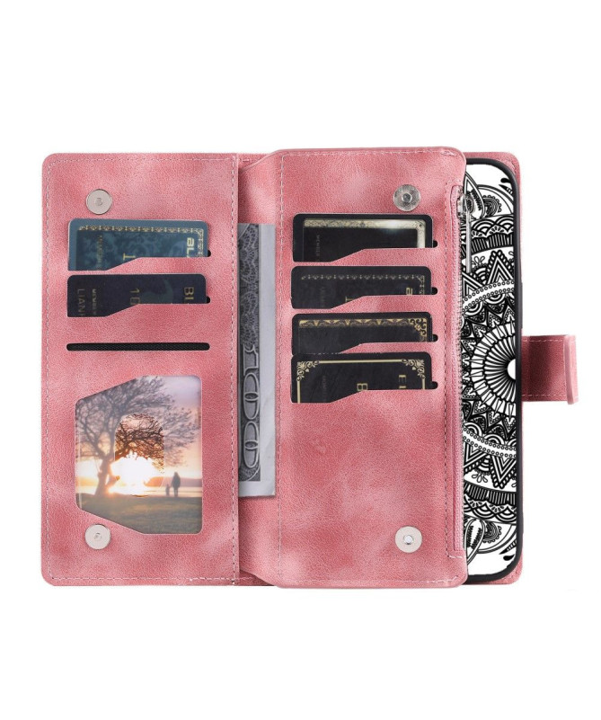 Xiaomi Redmi Note 13 Pro 5G / Poco X6 - Étui Flip Cover Mandala Porte-