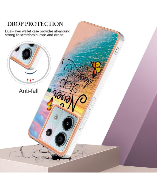 Coque Xiaomi Redmi Note 13 Pro 5G / Poco X6 Never Stop Dreaming