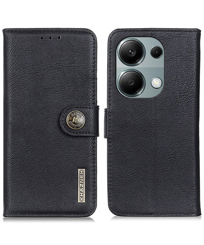 Housse Xiaomi Redmi Note 13 Pro 4G / Poco M6 Pro 4G KHAZNEH Effet Cuir