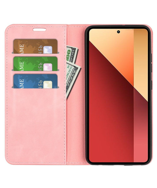 Xiaomi Redmi Note 13 Pro 4G / Poco M6 Pro 4G - Étui simili cuir foncti