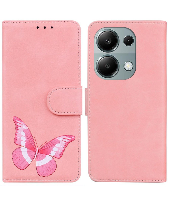 Housse Xiaomi Redmi Note 13 Pro 4G / Poco M6 Pro 4G Protection papillon coloré