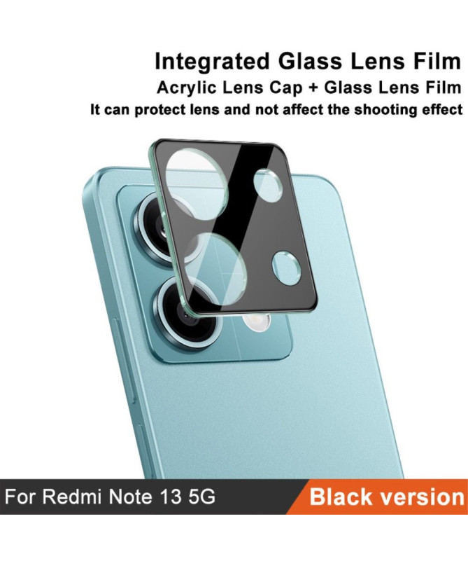 Xiaomi Redmi Note 13 5G - Protections en verre trempé pour lentille arrière (2 pièces) - Noir