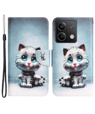 Housse Xiaomi Redmi Note 13 5G Chat aux yeux bleus