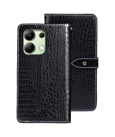 Housse Xiaomi Redmi Note 13 en simili cuir crocodile