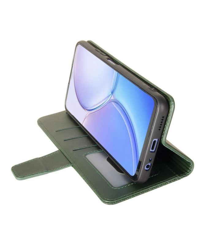 Housse Xiaomi Redmi Note 13 4G en simili cuir avec texture et support